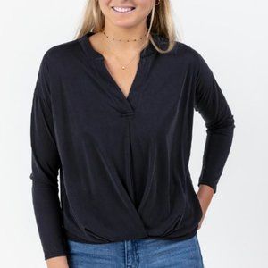 Francescas Ramsey v-neck blouse